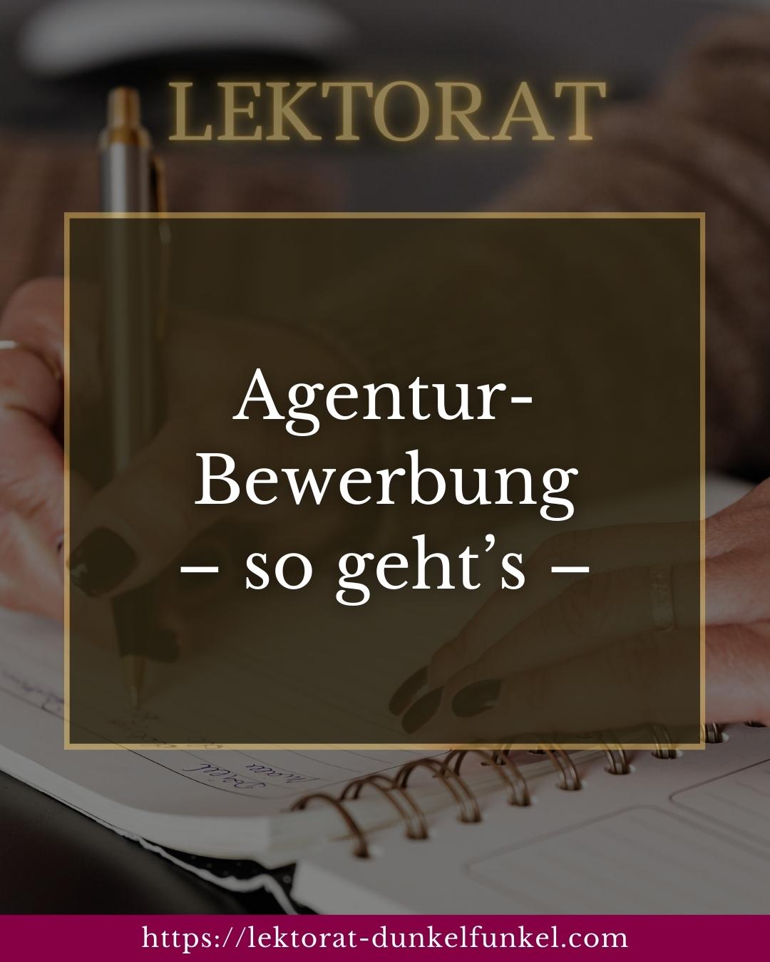 Agentur-Bewerbung | so geht’s